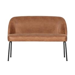 Vogue Eetkamerbank Ecoleer Cognac 120cm