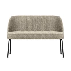 Vogue Eetkamerbank Structure Velvet Wheatfield 120cm