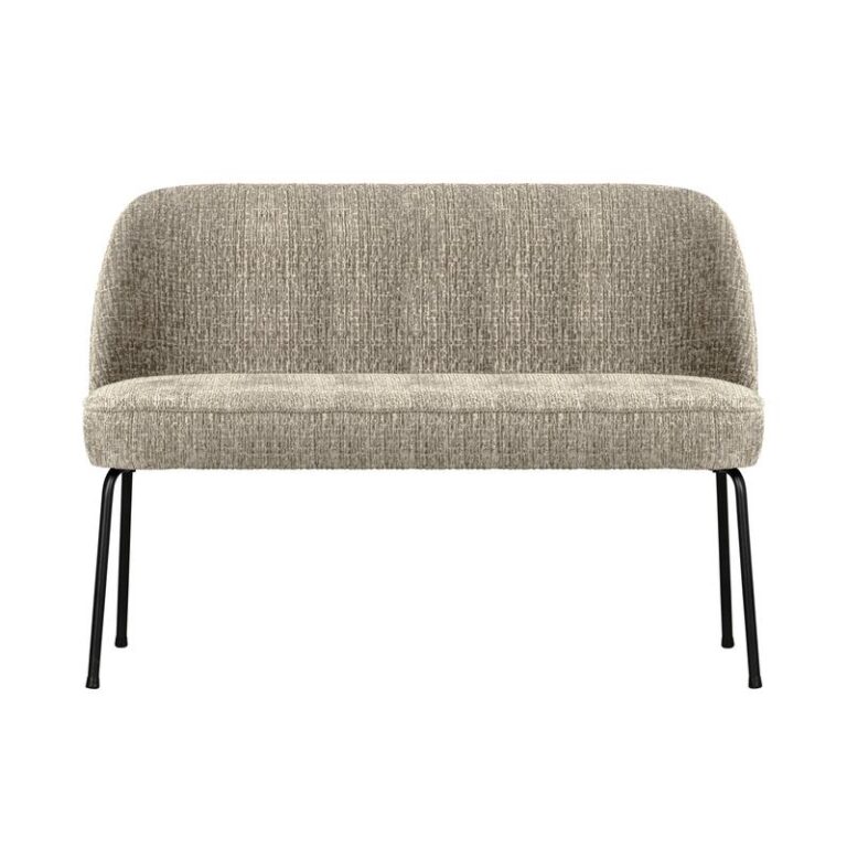Vogue Eetkamerbank Structure Velvet Wheatfield 120cm