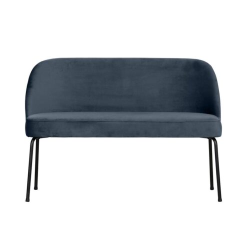 Vogue Eetkamerbank Velvet Blauw 120cm
