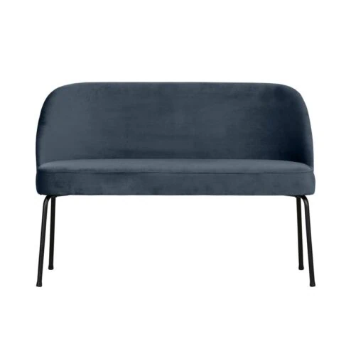 Vogue Eetkamerbank Velvet Blauw 120cm