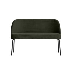 Vogue Eetkamerbank Velvet Donkergroen 120cm (1)