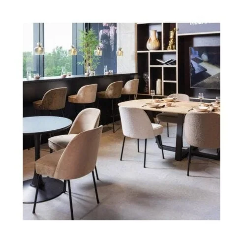 Vogue Eetkamerstoel Boucle Naturel