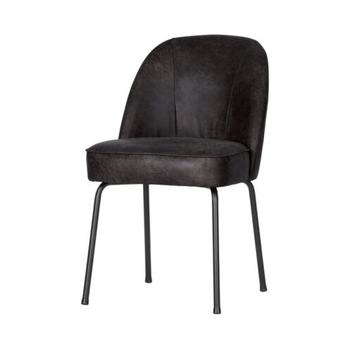 Vogue Eetkamerstoel Ecoleer Zwart