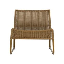 West Tuin Loungestoel Honinggeel