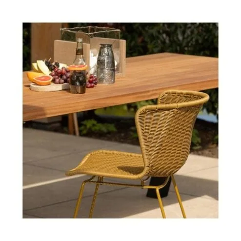 Wings Tuinstoel Honinggeel Set van 2