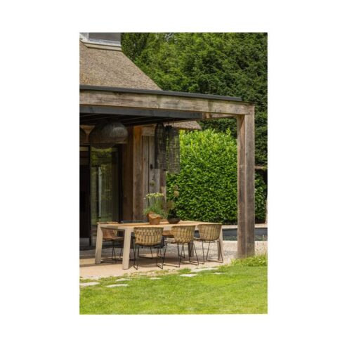 Wings Tuinstoel Naturel Set van 2