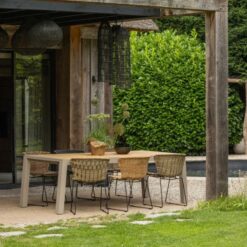 Wings Tuinstoel Touw Naturel Set van 2