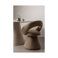 Winter Draaibare Eetkamerstoel Zand Melange