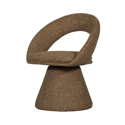 Winter Draaibare Eetkamerstoel Zand Melange