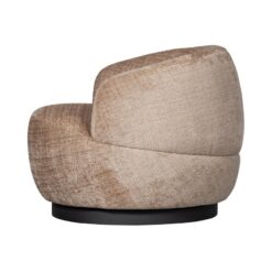 Woolly Draaifauteuil Chenille Zand