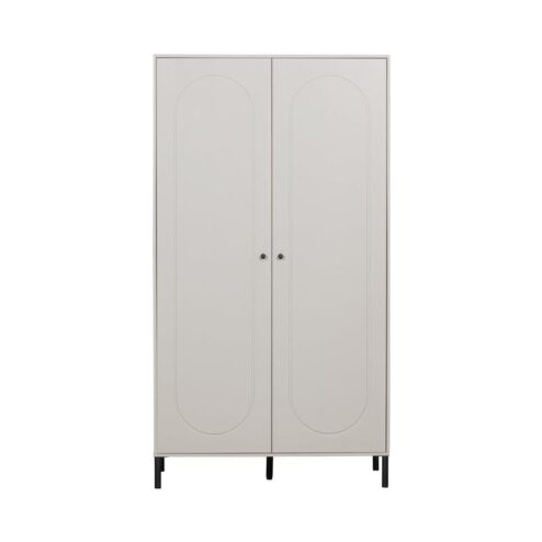 Xina Kledingkast Grenen Wolkengrijs 110cm