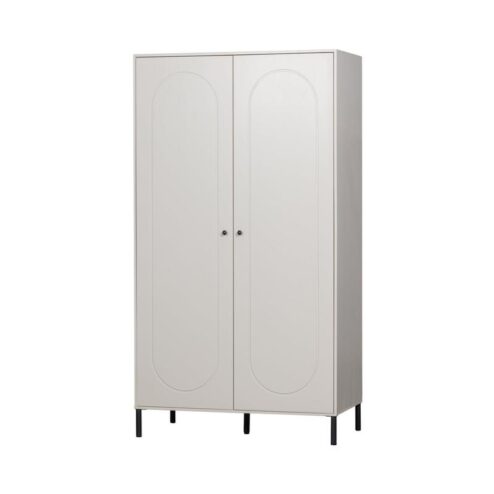 Xina Kledingkast Grenen Wolkengrijs 110cm