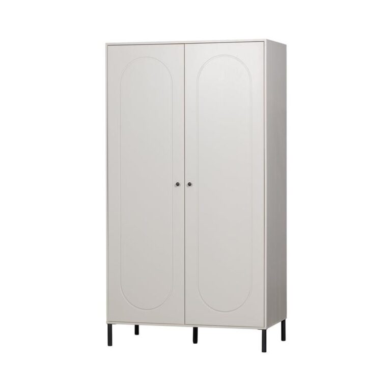 Xina Kledingkast Grenen Wolkengrijs 110cm