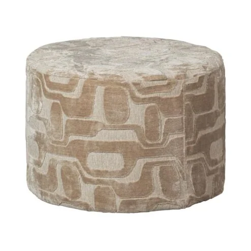 Yago Poef Dessin Naturel 60cm