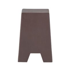 Zina Bijzettafel Hoog Cement Bruin 36cm
