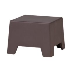 Zina Bijzettafel Laag Cement Bruin 50cm