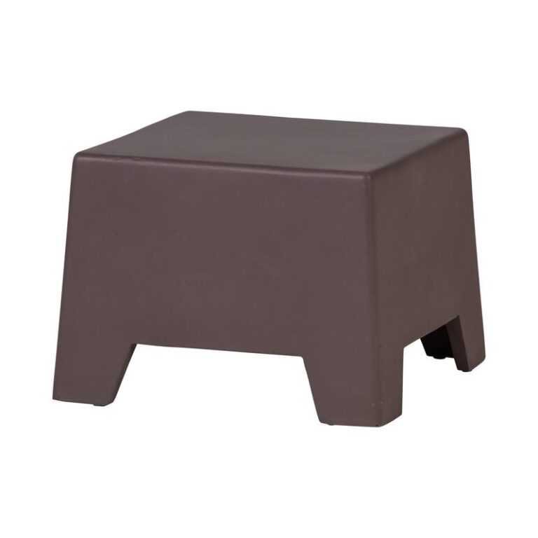 Zina Bijzettafel Laag Cement Bruin 50cm