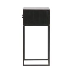 Zola Nachtkastje met Lade Zwart 40cm